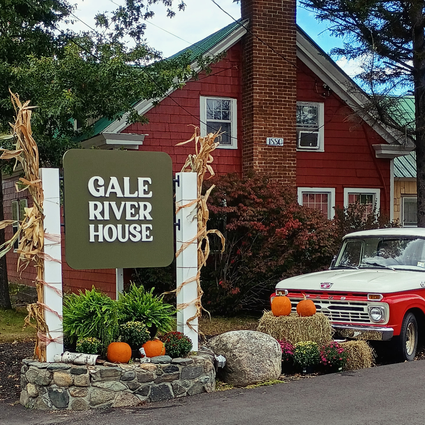 Gale River House in fall