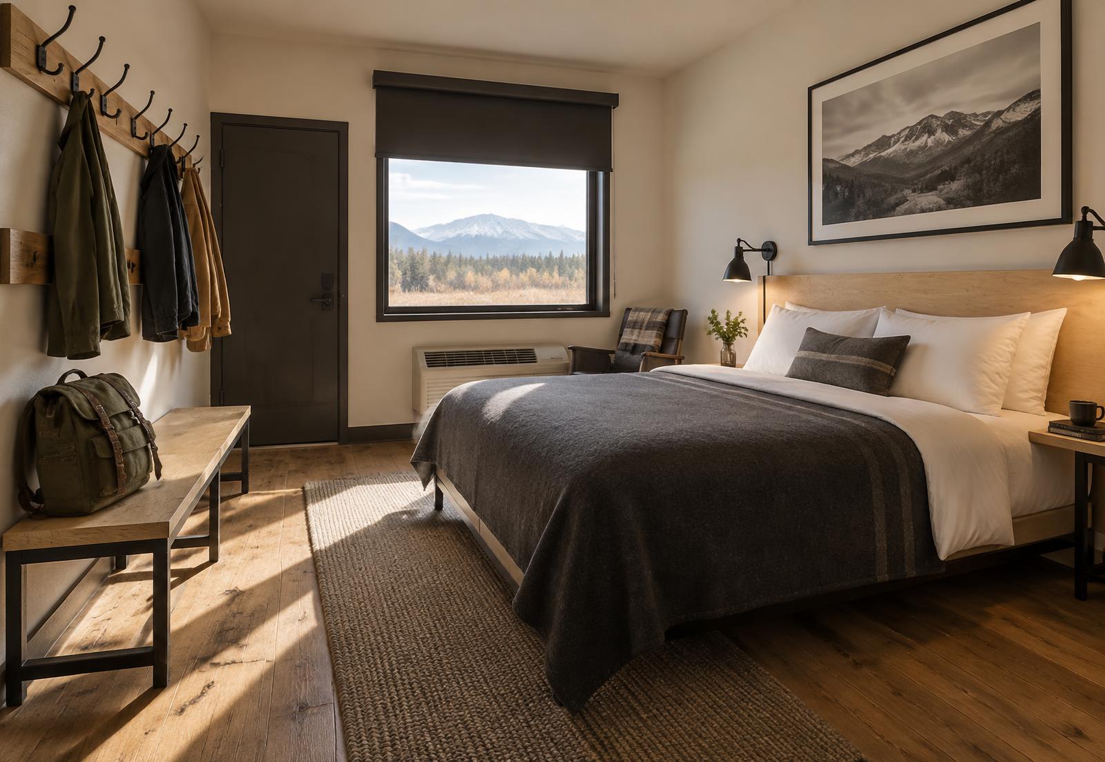 A guest room